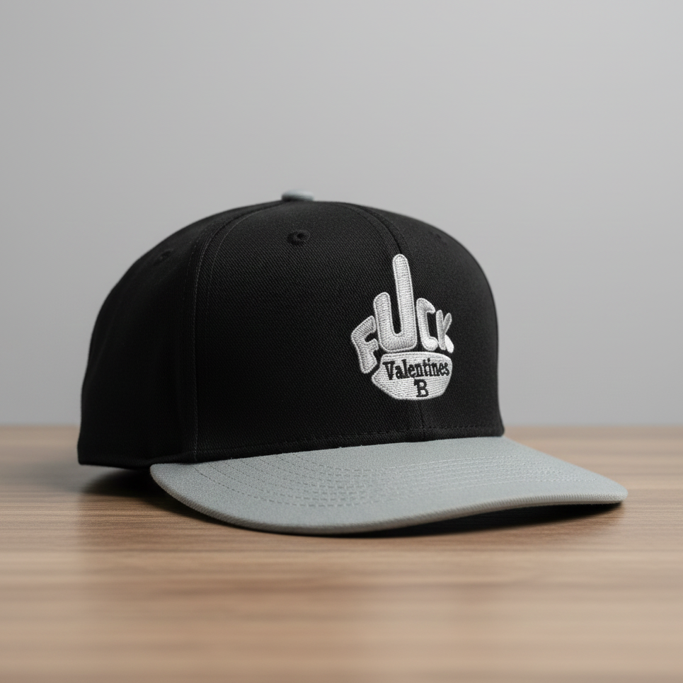 “F*CK VALENTINES” BLACK CAP
