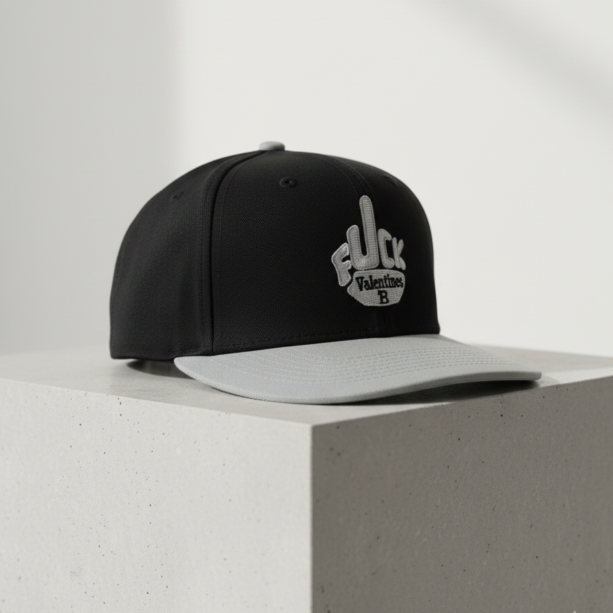 “F*CK VALENTINES” BLACK CAP