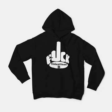 BLACK “F*CK VALENTINES” HOODIE