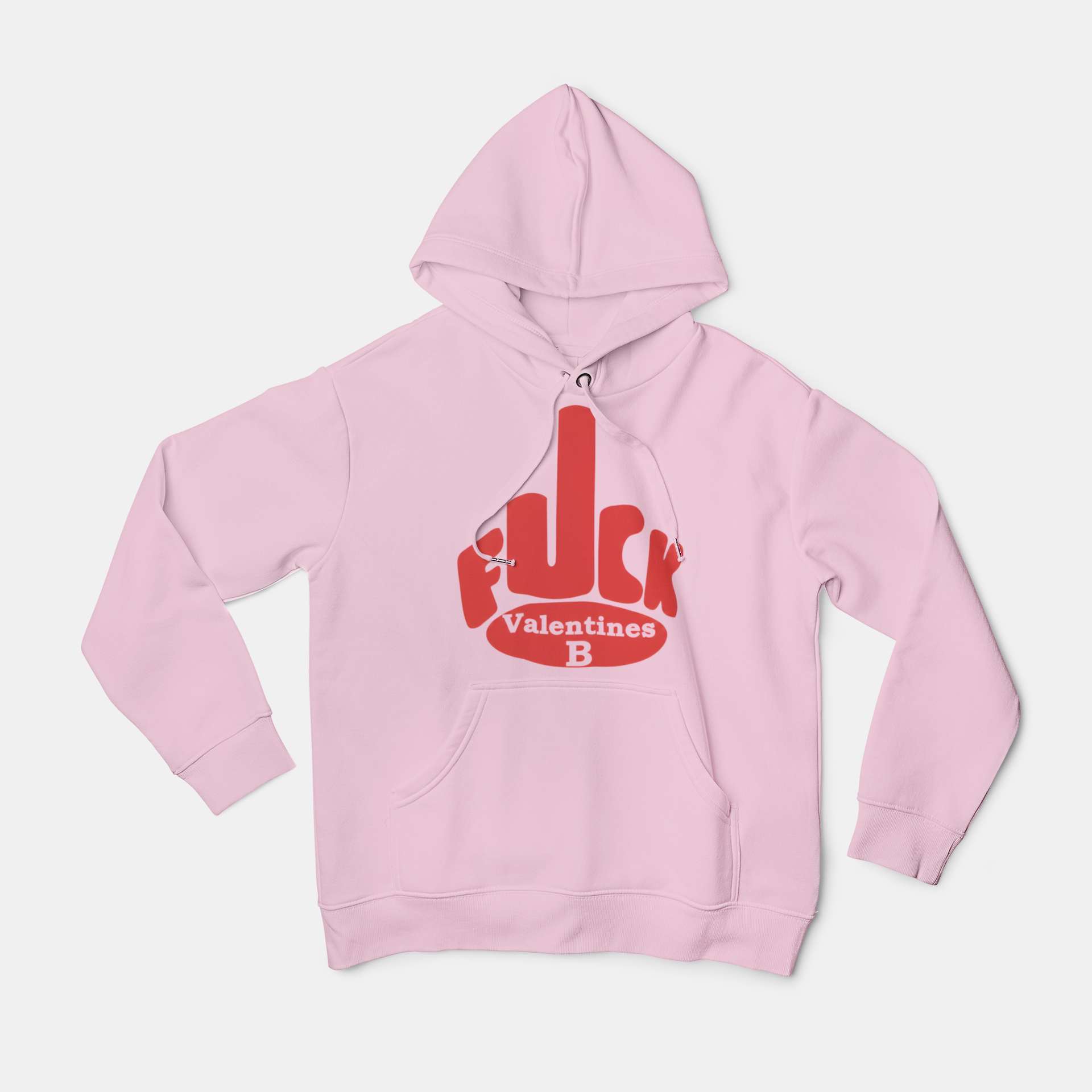 PINK “F*CK VALENTINES” HOODIE
